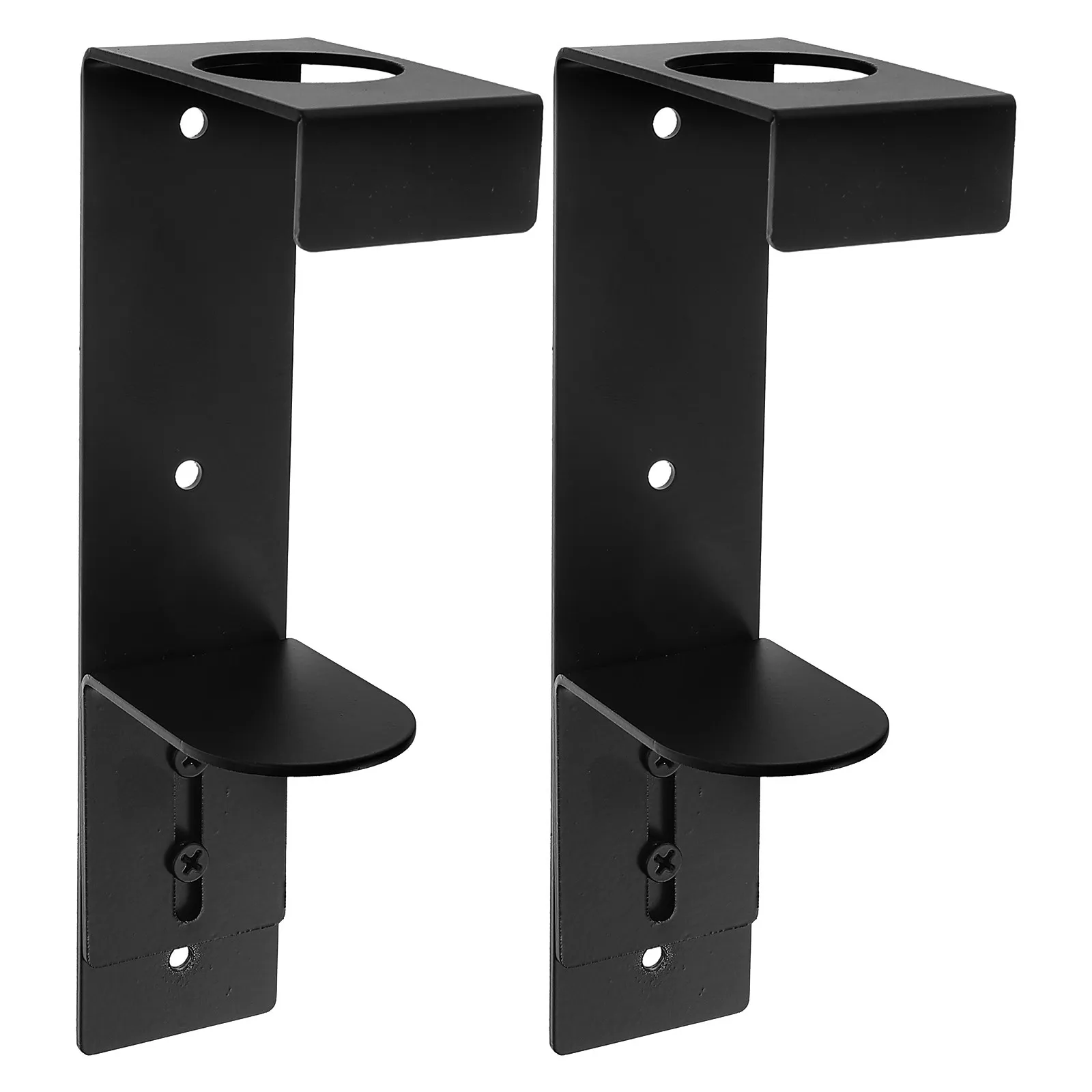 

2pcs/pack Soap Dispenser Holders Stainless Steel wall-mounted Soap Dispenser Shower Gel Dispenser Hand Bottle Holder