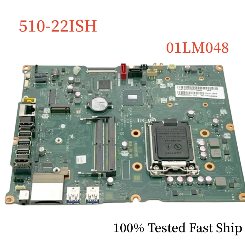 

LA-D952P For Lenovo 510-22ISH Motherboard FRU:01LM048 DDR4 Mainboard 100% Tested Fast Ship