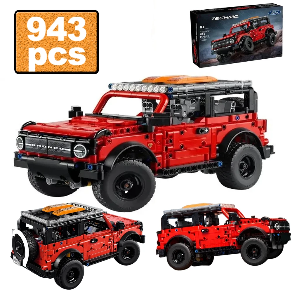 943PCS Technische Off-Road Racing Voertuig Vrachtwagen Model Bouwstenen Stad Beroemde Vrachtwagens Voertuigen Bricks Speelgoed voor Kinderen geschenken