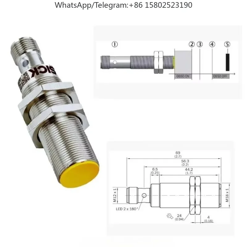 SICK New Design Safety Switch: IME2S IME2S18-08B4DC0 1091951