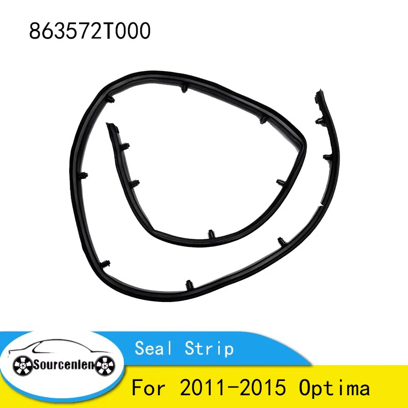 Front Bumper Hood Seal Strip Sight Shield Rubber Trim FOR 2011-2015 Optima 863572T000 86357-2T000