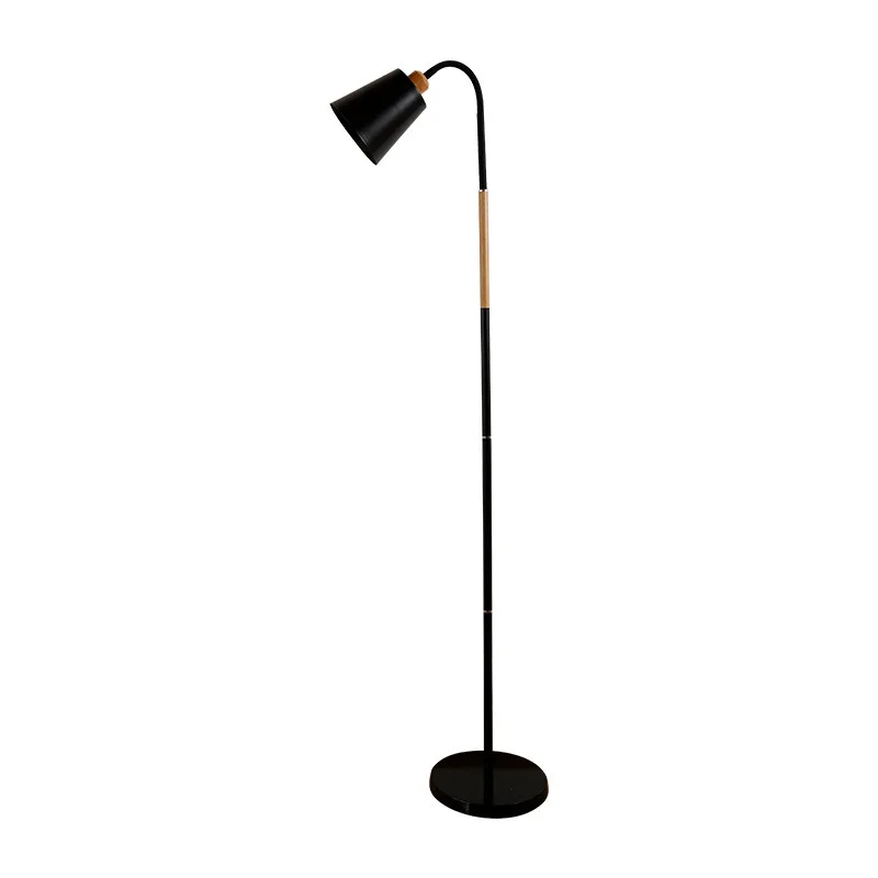 

Modern Black LED Floor Lamps Creative Bedroom Reading Deco Dining Room Light Indoor Bulb Dimming White Adjustable