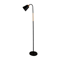 Modern Black LED Floor Lamps Creative Bedroom Reading Deco Dining Room Light Indoor Bulb Dimming White Adjustable