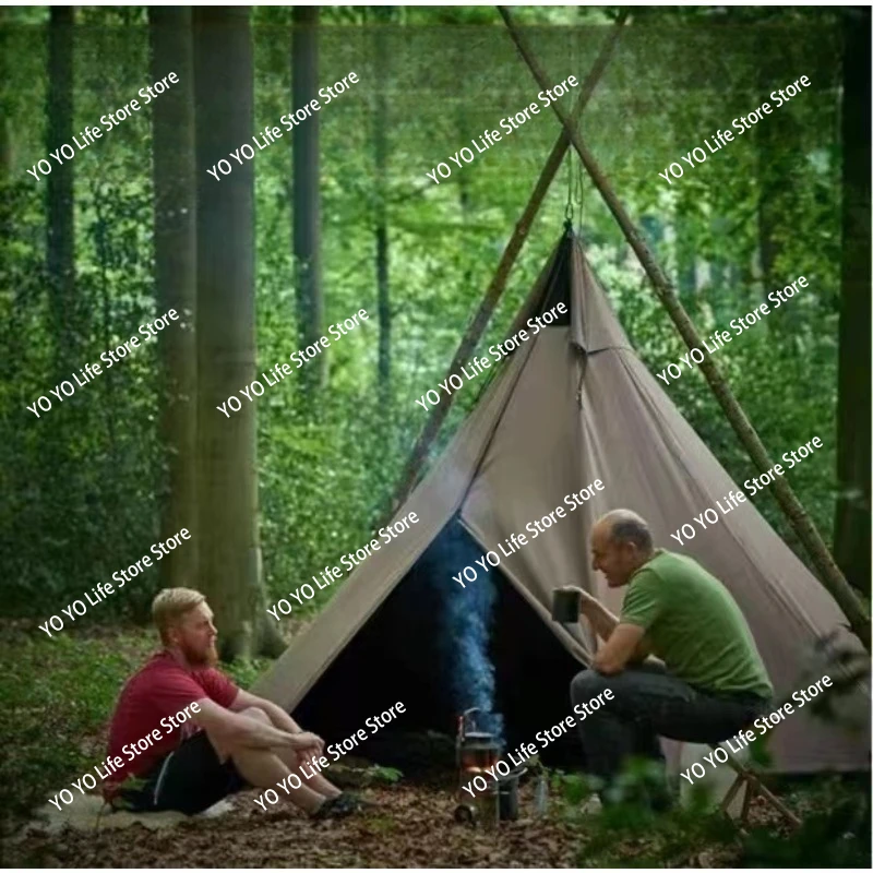 خيمة نفق مقاومة للماء والرياح في الهواء الطلق خيمة سرير مفرد خيمة تخييم لشخص واحد #5