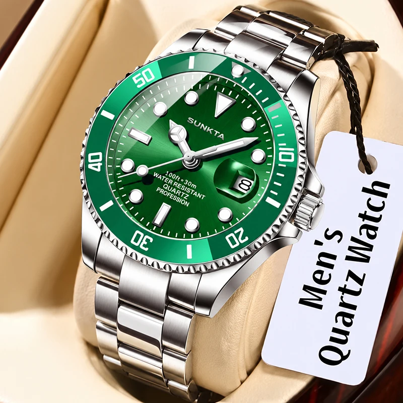Luxury Watch Affordable - Orologi da uomo SUNKTA, orologio subacqueo