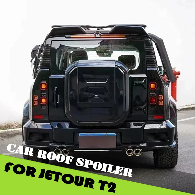 

Car Roof Spoiler Fit for Jetour Traveller T2 2023 2024 2025 Xingtu Kit Auto Tailgate Spoiler Car Accessories