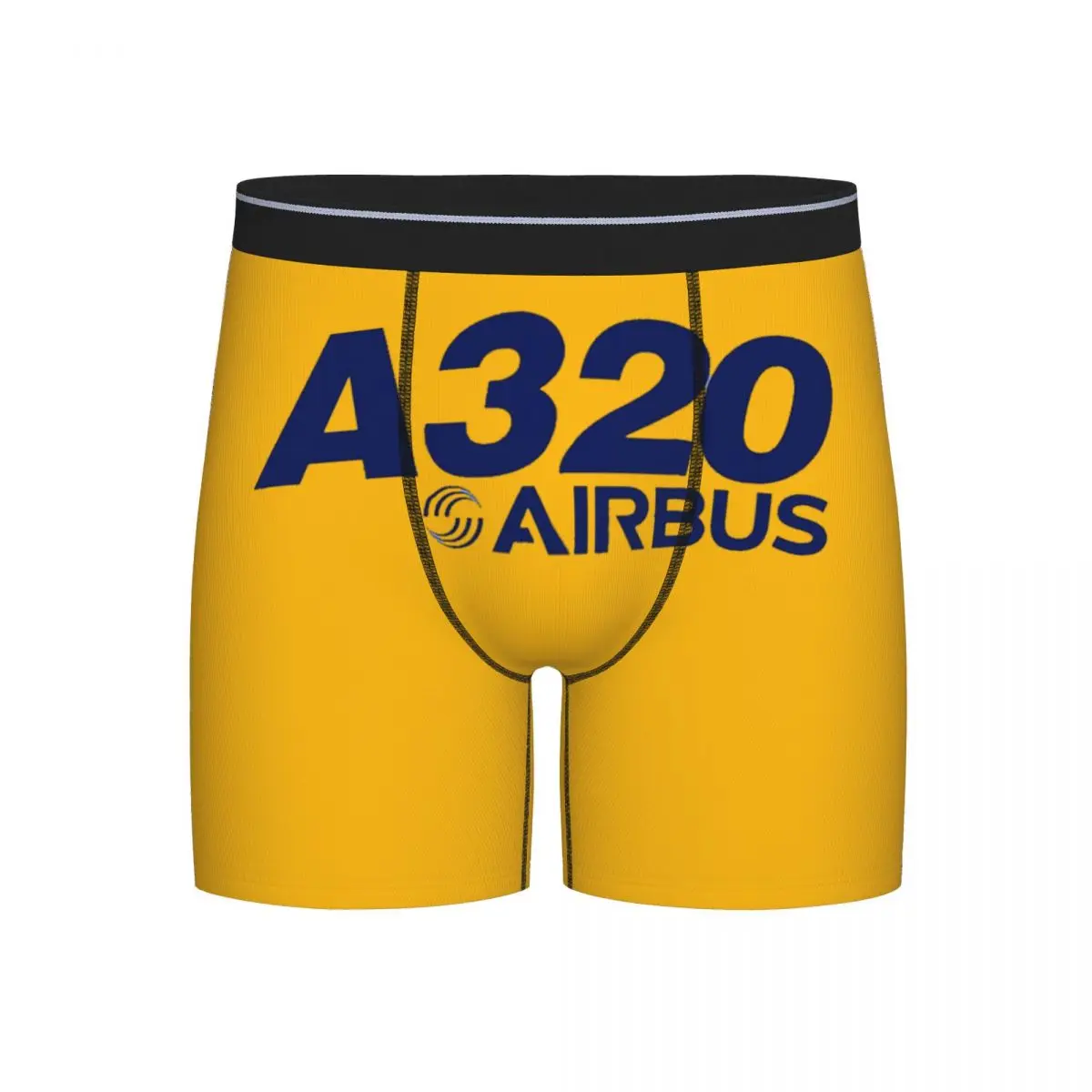 

Длинные трусы-боксеры, шорты Airbus A320, трусики с логотипом, мужское дышащее нижнее белье для мужчин, подарок бойфренду