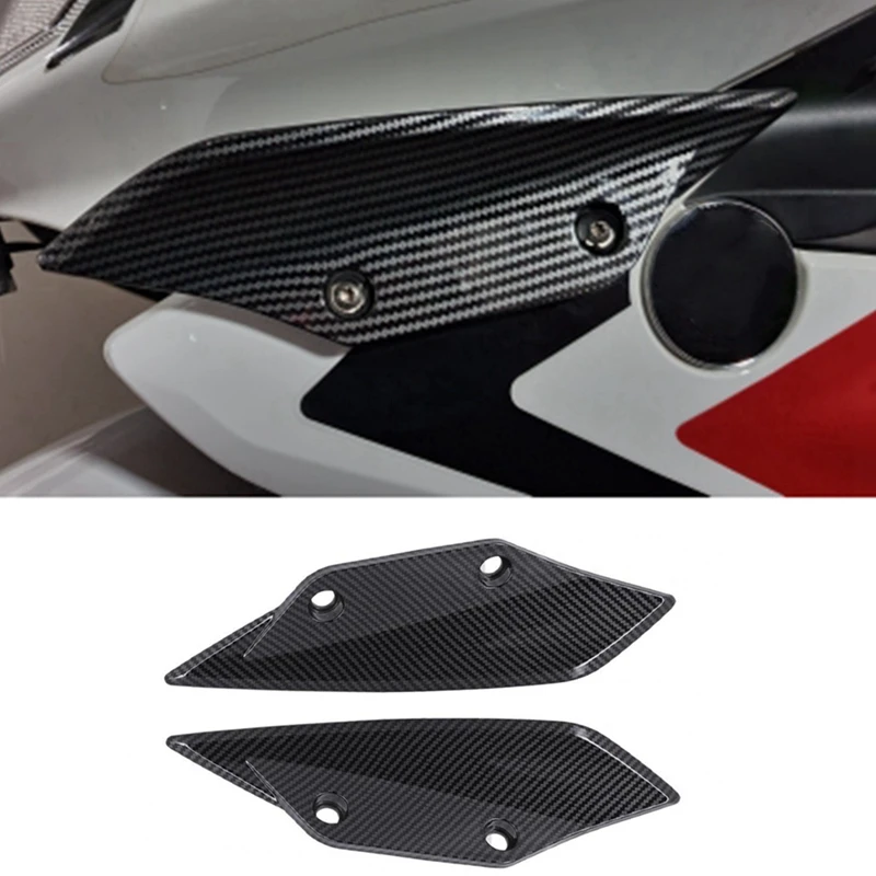 Motorcycle Fairing Panel Cove Wing Aerodynamic Winglets Carbon For BMW S1000RR 2009 - 2014