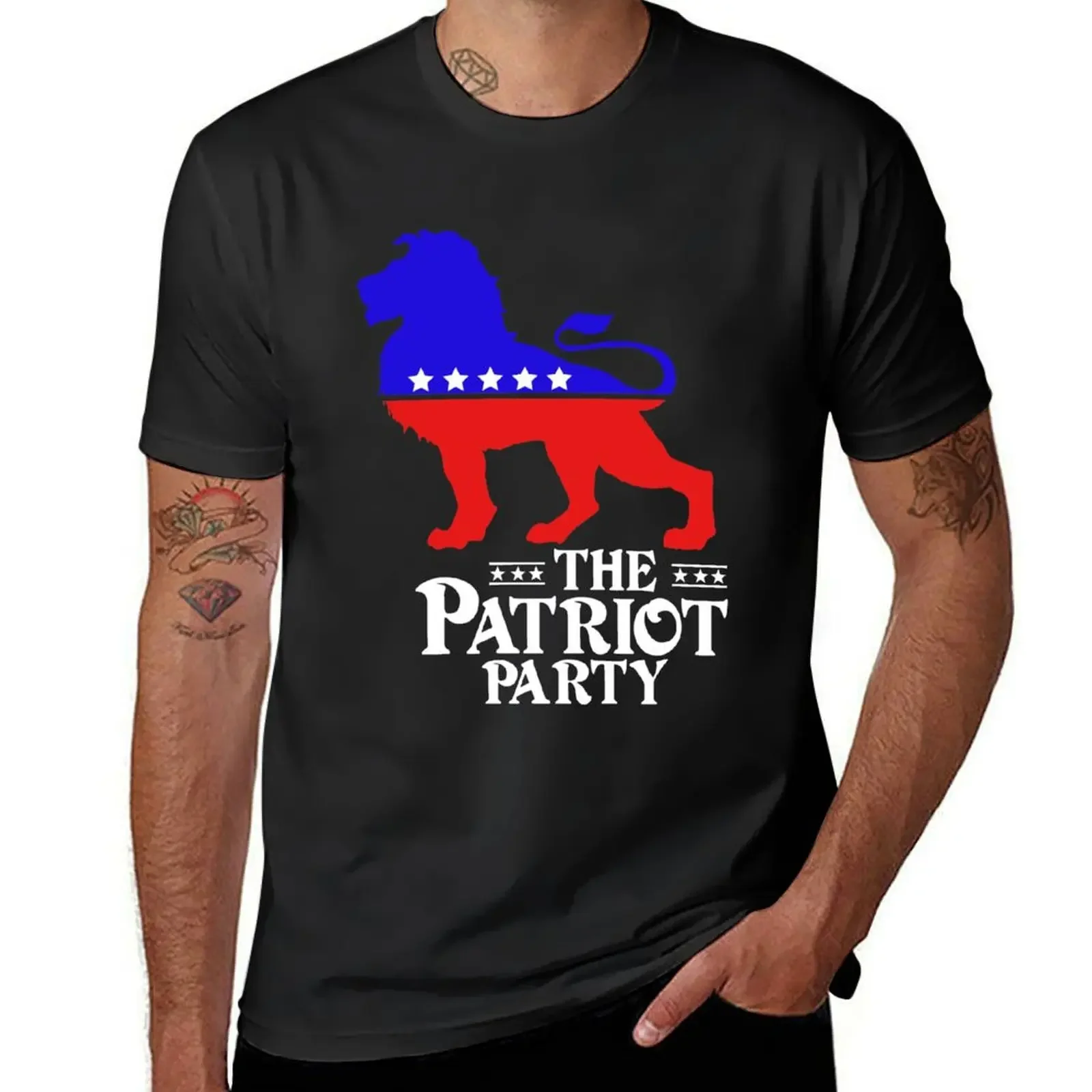 The Patriot Party T-Shirt vintage anime shirt blacks tops anime figures funny t shirts for men