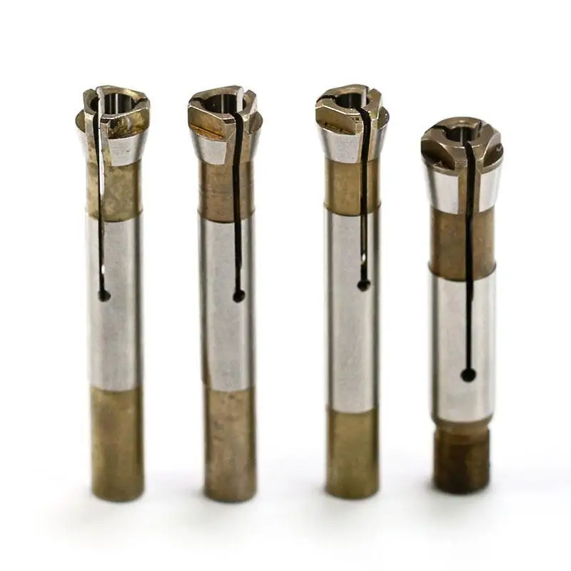 Heat-treated Stainless Steel High Precision Mini Motor Chuck Clamping Parts Professional Replacement Accessories A set of five