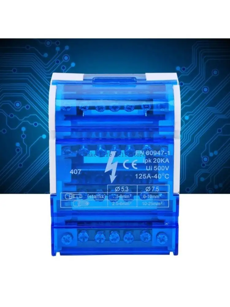 caixa-resistente-do-bloco-407-terminais-altas-temperaturas-com-24-conexoes-saida