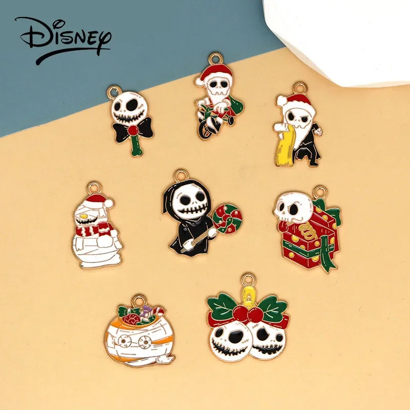 

The Nightmare Before Christmas DIY Pendant Jack Skellington Sally Keychain Necklace Pendants Jewelry Accessories Christmas Gifts