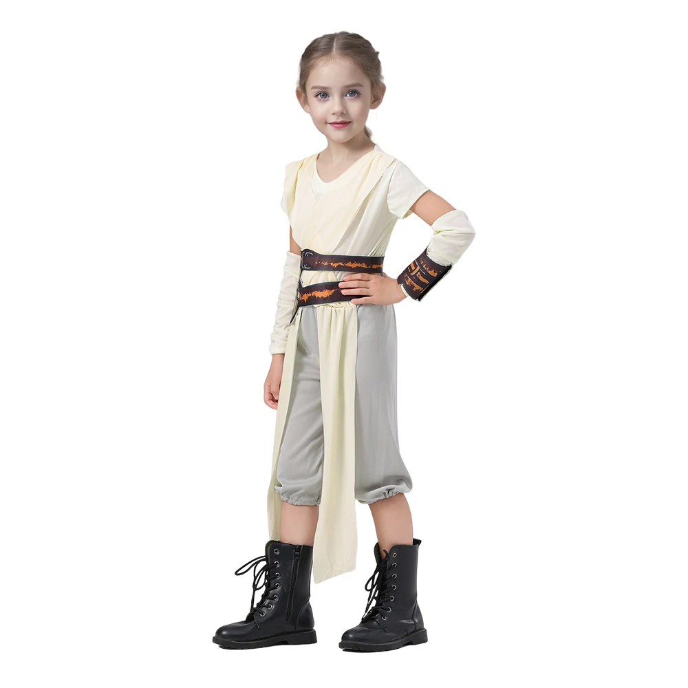 Girls Galaxys Edge Skywalker Warrior Suit Full Set Outfit Halloween Cosplay Costume