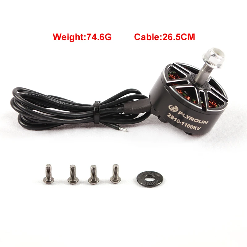 

Бесколлекторные моторы JeeFly X2810 900KV/1100KV 4-6S для FPV-дронов и мультироторов - высокоскоростной гоночный комплект двигателей