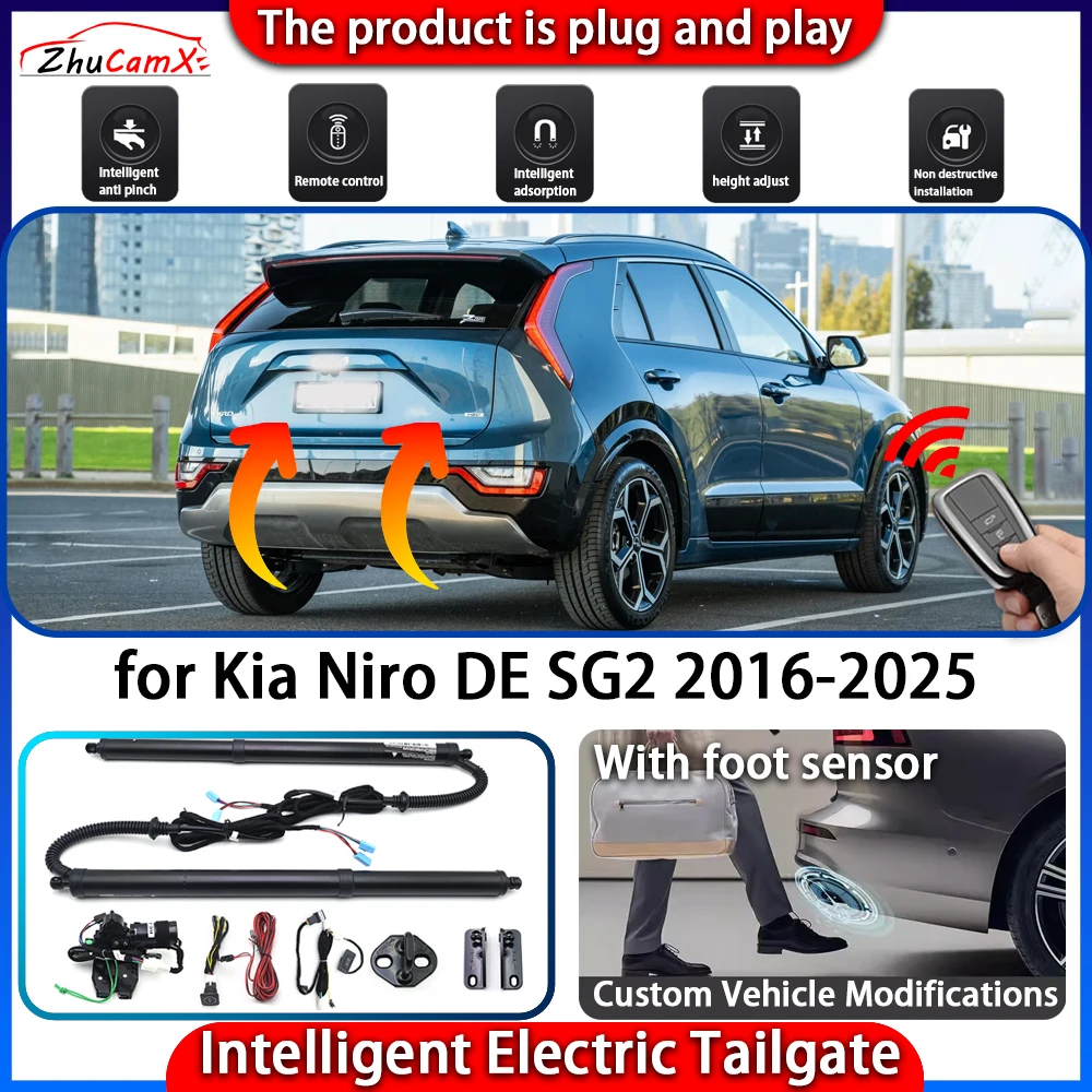 

ZhuCamX Smart Powered Tailgate System for Kia Niro DE SG2 2016-2025 Automatic Intelligent Electric Trunk Lift Control Kit