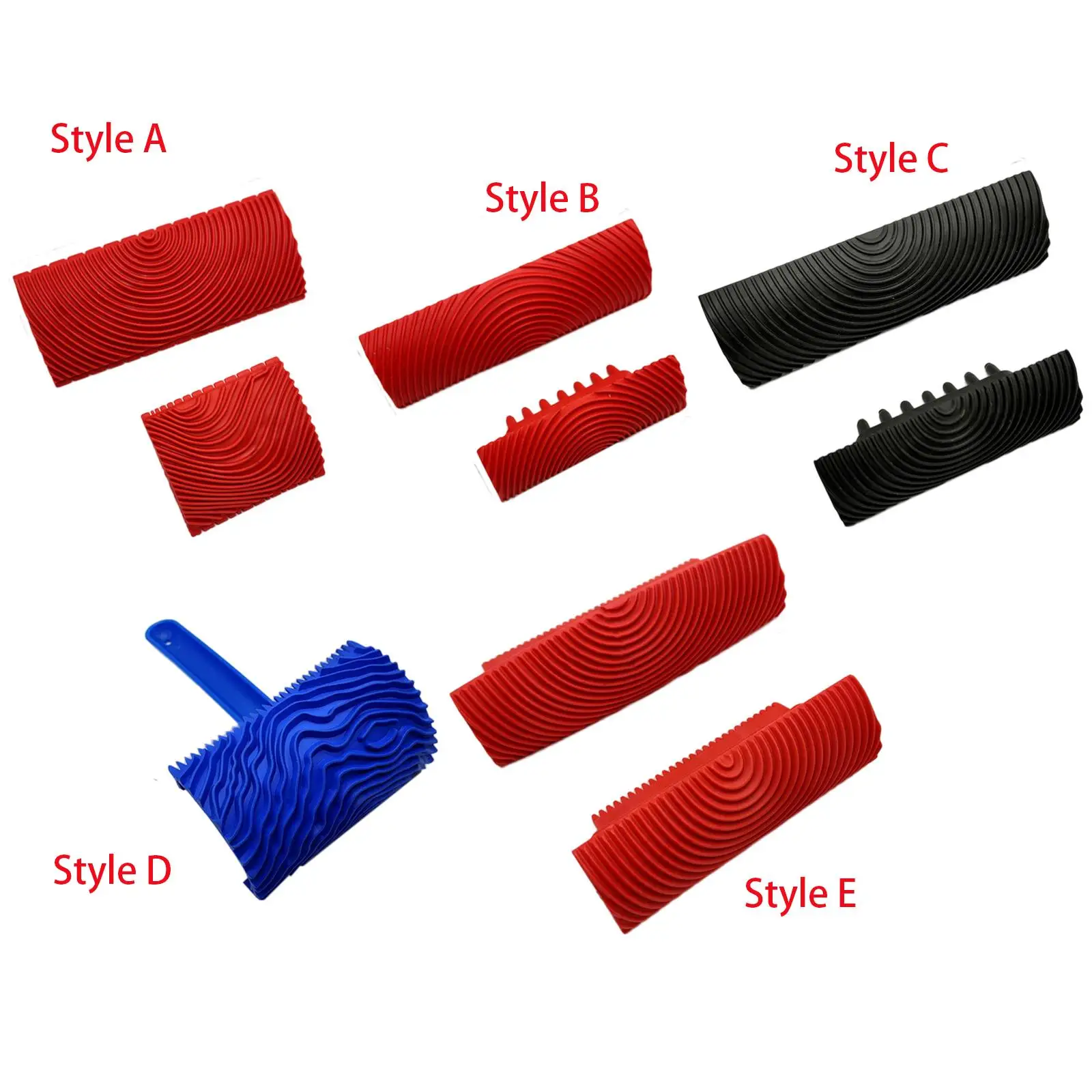 Wood Grain Roller Painting Tool for Wallpaper Fence Cabinet DIY Home Improvement Painting Kit