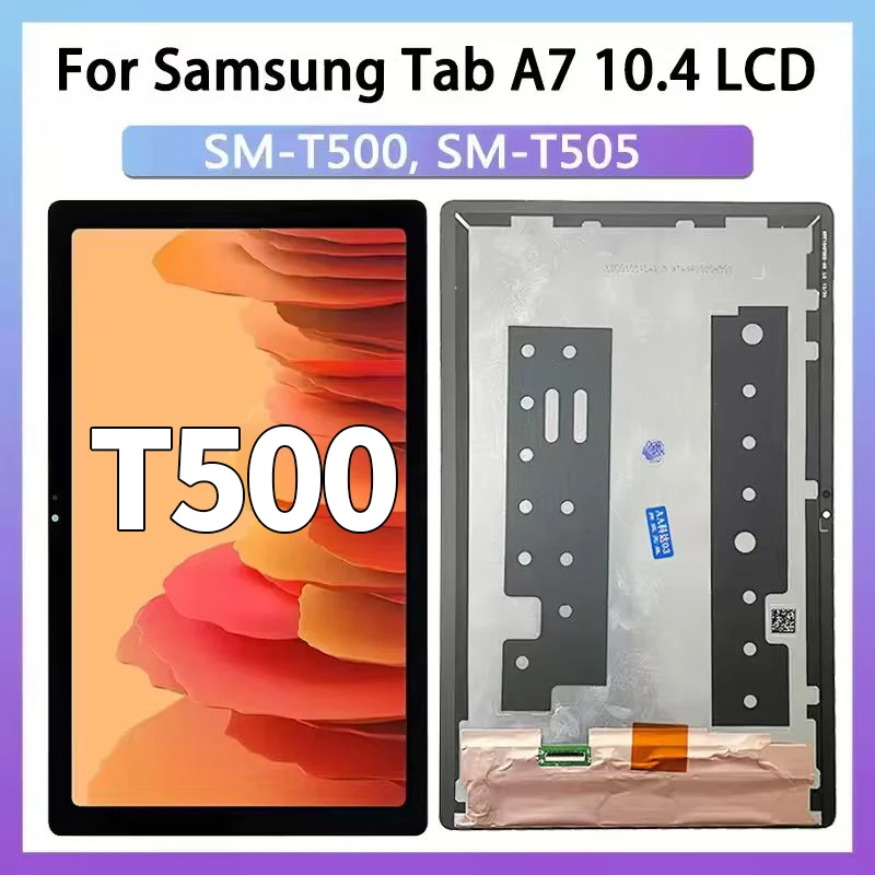Pantalla de 10,4 pulgadas para Samsung Tab A7 10,4 (2020) T500 LCD SM-T500 T505 T505N Sensor táctil montaje de digitalizador de pantalla de cristal