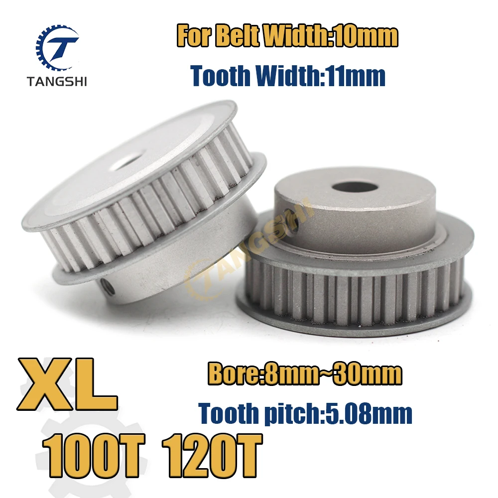 XL 100 Teeth 120 Teeth Synchronous Timing Pulley with Bore Diameter 8mm-30mm for 10mm Belt Width - Precision Timing Pulley 100T