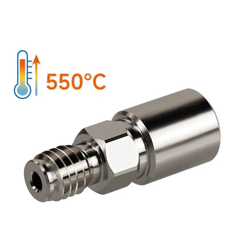 For V6 Pro Adapter To Increase Super Flow Of V6 / Rapido Hot End For High-Speed 3D Printing And Adapt To CHT Nozzles Replacement