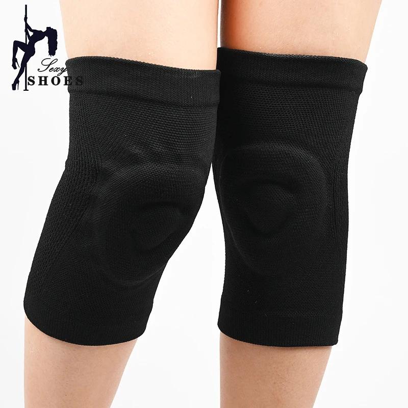 Silicone Dance Knee Pads Men Women Sports Running Skipping Rope Joint Protection Basketball Knee Equipment Lightweight Breathabl