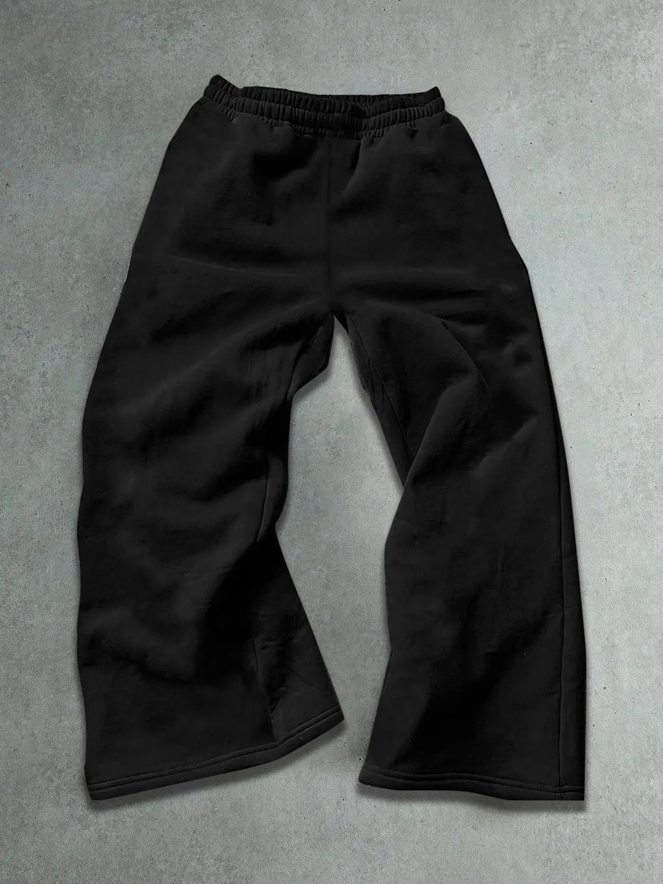 Cross-print Elastic Waistband Joggers with Stretch, Featuring A Casual Street-style Vintage Look. Comfortable for Daily Wear