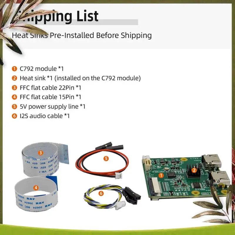 ABDW-C792 - متوافق مع وحدة CSI وI2C لوحدة التقاط الفيديو Gopro DSLR 1080P@60 هرتز CSI