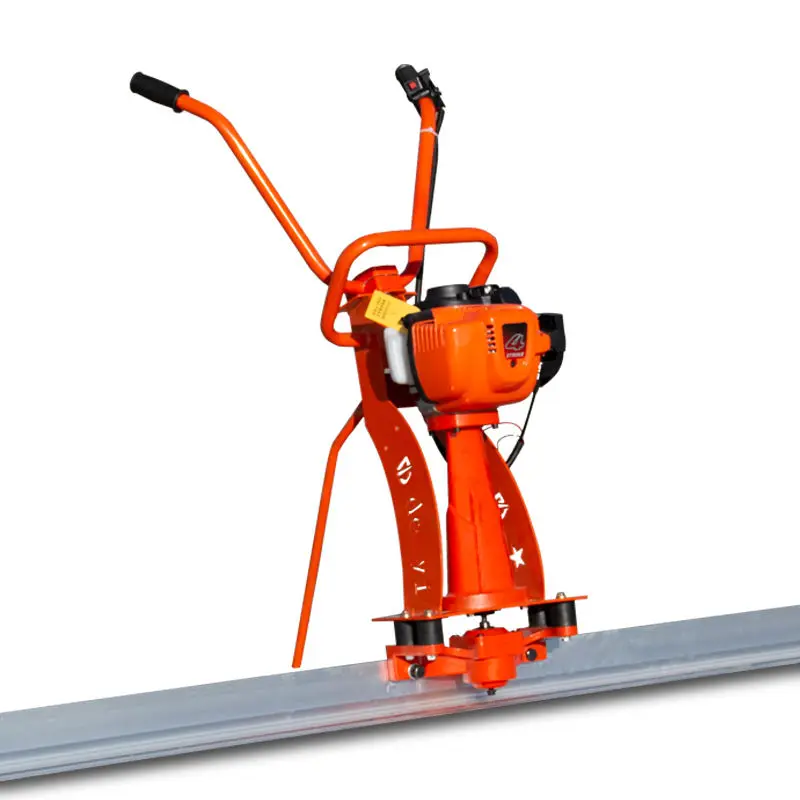 cement pavement leveler floor flattening and slurry lifting vibrating ruler concrete flattening ruler  leveling