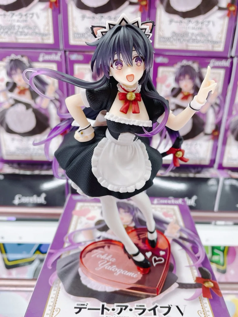 

In Stock Genuine Taito Coreful Date A Live V Yatogami Tohka Cat Ear Maid Outfit Ver. Model Toy Collectibles Desktop Ornaments