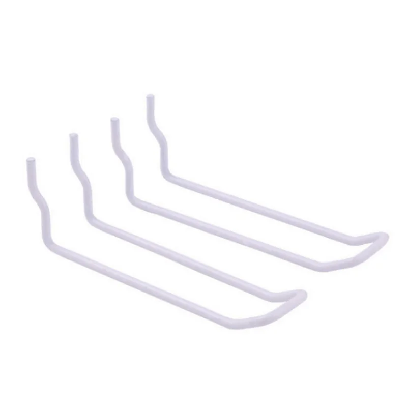 custom.Kainice Metal Hooks Wall Organisation Perforated Back Panels Hole Centres Pegboard Looped Display Long Leg Peg Metal Euro