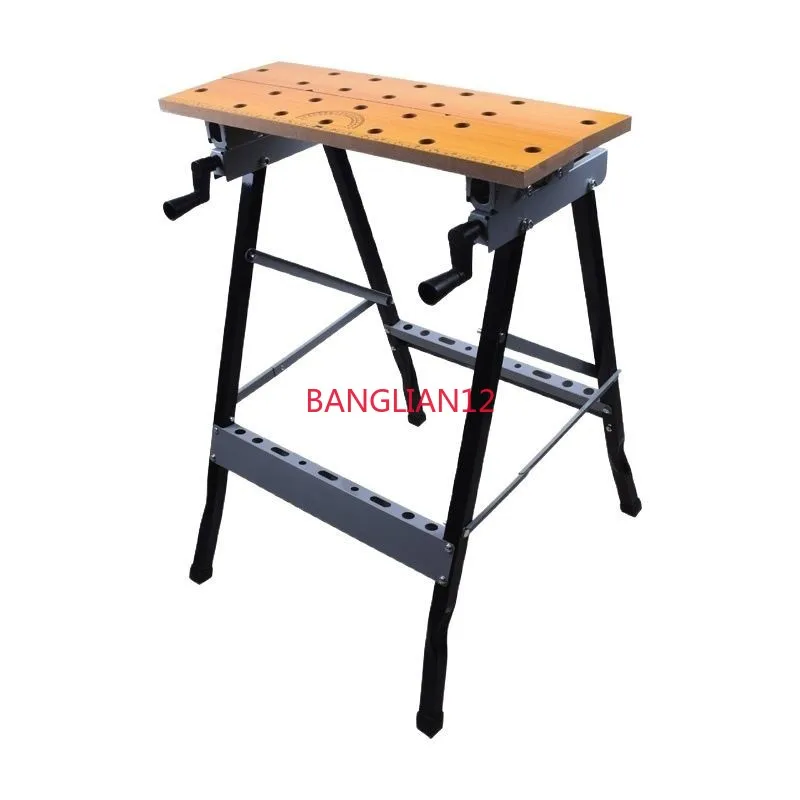 

Multifunctional woodworking workbench, foldable adjustable workbench, hand tools