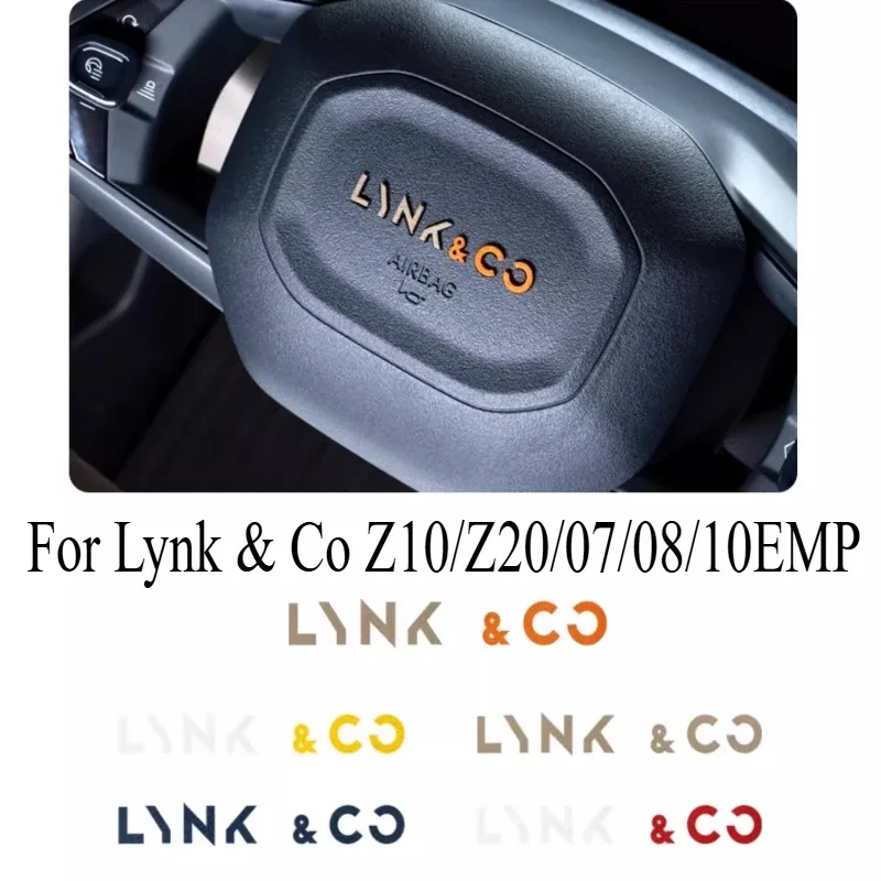 الملحقات تعديل عجلة القيادة شعار ملصق مزخرفة ل Lynk & Co Z10/Z20/07/08/10EMP لوازم الداخلية ملصقات خاصة