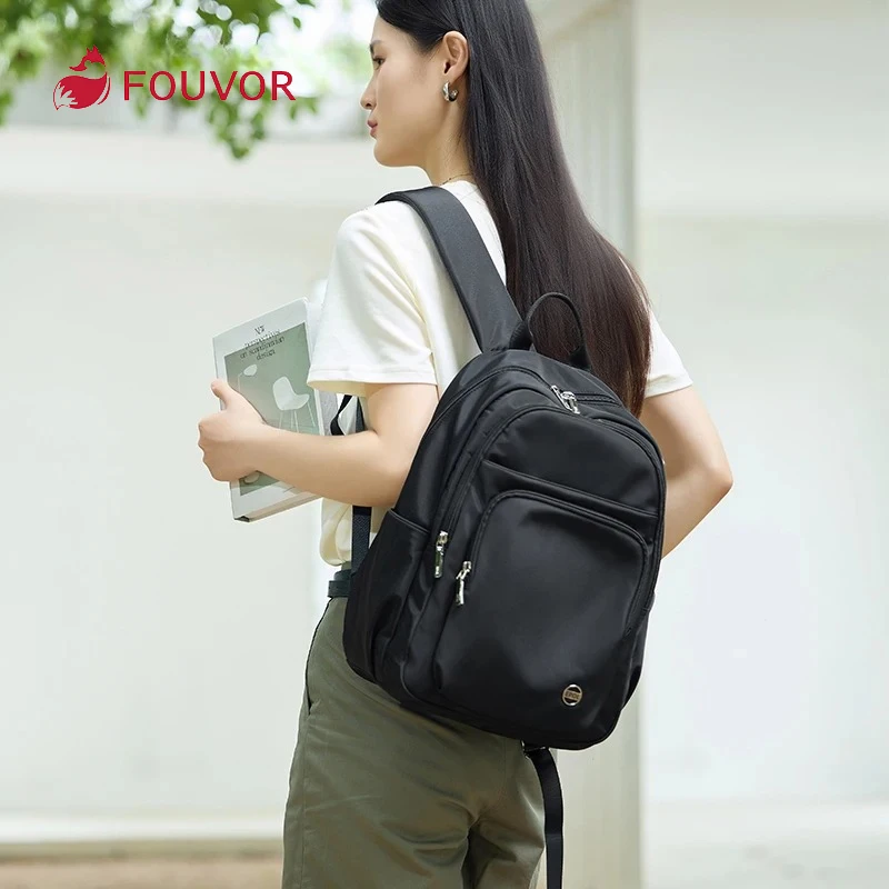 Fouvor Airplane Cabin Backpack Adjustable Straps Large Capacity School Backpacks Computer Waterproof Casual Laptop Bags 6105-06
