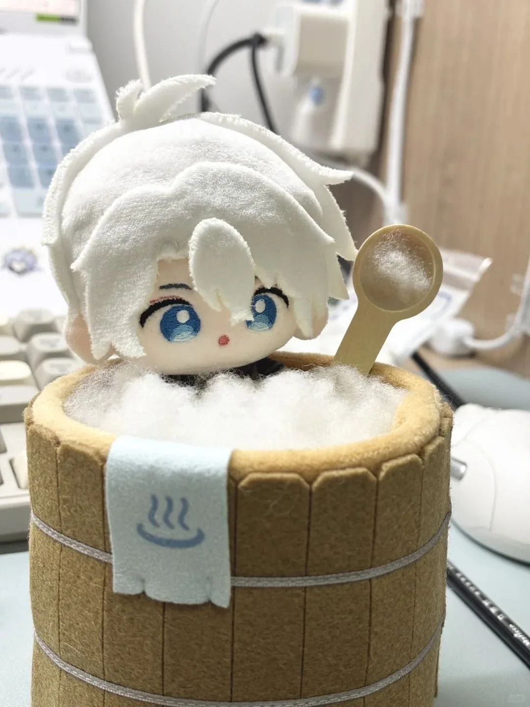 

Collapse Star Dome Railway Original Cosplay 10cm Doll Cotton White Ecuador Fan Surrounding Gift