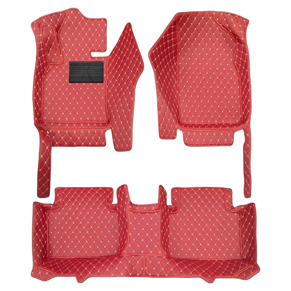 

Автомобильные коврики с карманами для Lexus GX 2010–2023 J150, Toyota Land Cruiser, Prado 2009, цвет винно-красный