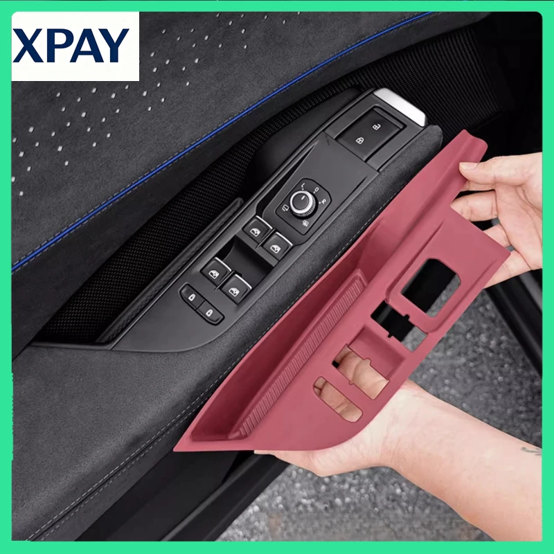 

New For Volkswagen Teramont PRO 2025 Interior door button panel silicone protective pad gear shift sticker modification accessor