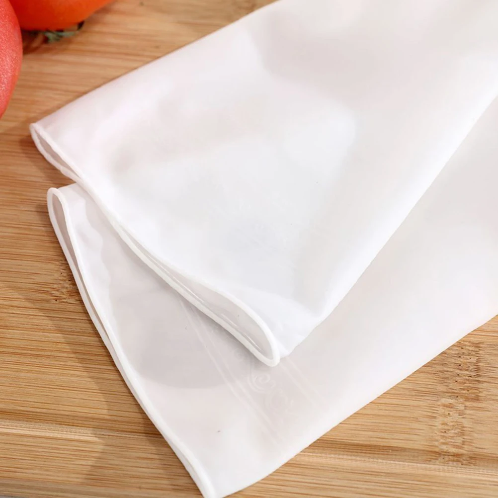 

4 Pair White Cleaning Gloves Waterproof Kitchen Housework Toilet Home Reusable Breathable Lightweight Gardening Laundry Pet Care