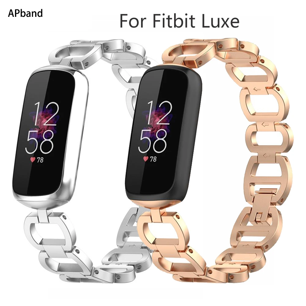 Stainless Steel Band For Fitbit luxe Strap Replacement Special Edition Accessories smartwatch Correa Belt Luxury Metal Bracelet