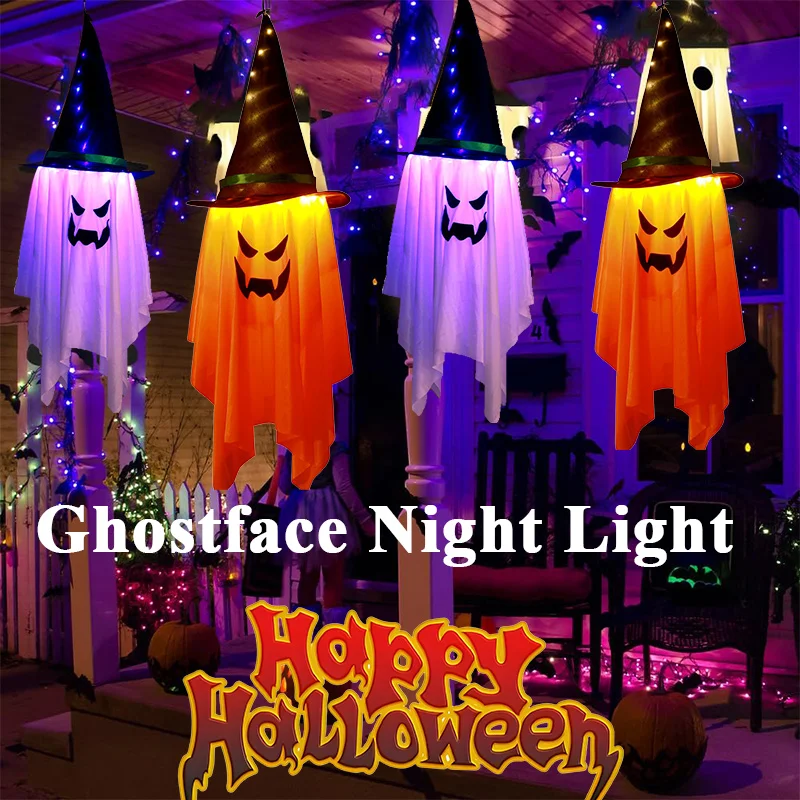 

Halloween Decor Outdoor Yard Garden Ghost Skull Zombie Decorations Scary Scream Ghostface Night Light Party Supplies Festival