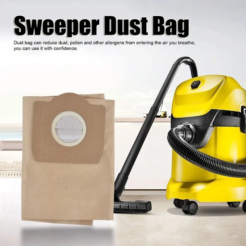 Dust Bags For Karcher MV3 WD3 WD3200 WD3300 A2204 A2656 A2200 A2500 A2600 WD3.500P SE4001 SE4002 Vacuum Cleaner Garbage Bags image 2