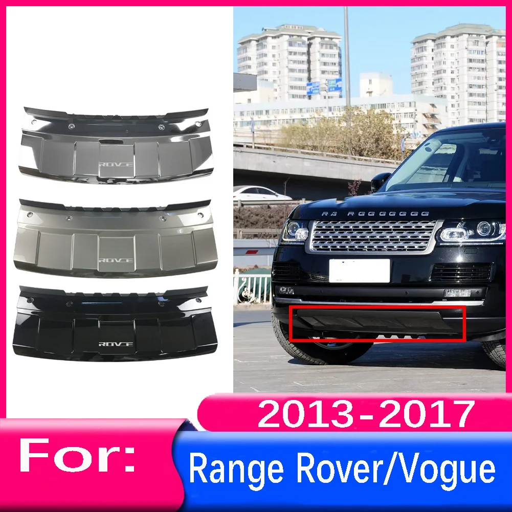 Car ABS Front Bumper Skid Plate Guard Cover Trim For Land Rover Range Rover/Vogue L405 2014 2015 2016 2017 LR038741 LR077157