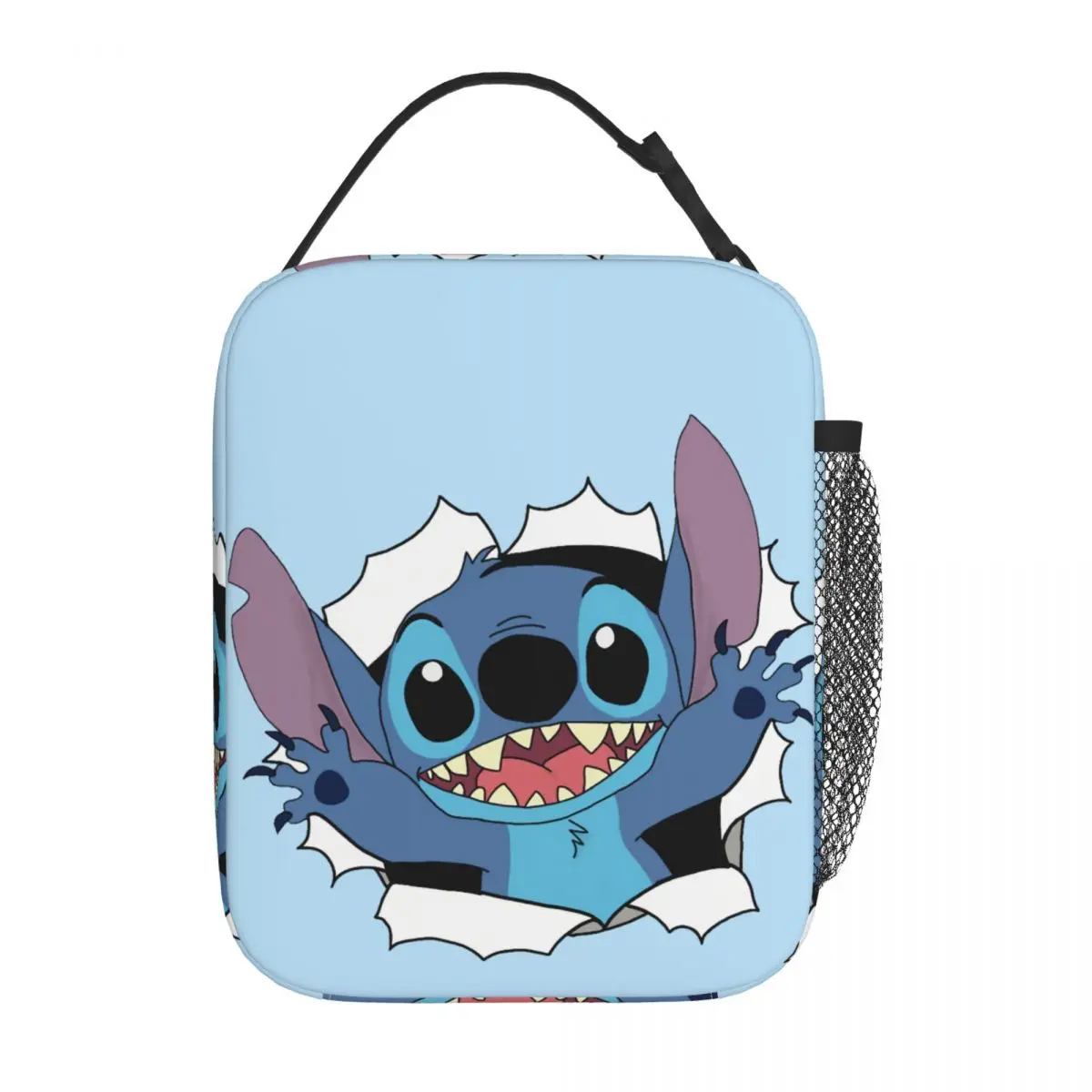 Large Food Bags Hello Large Capacity Disney Lilo & Stitch Film Travel Lunch Food Box For Girls