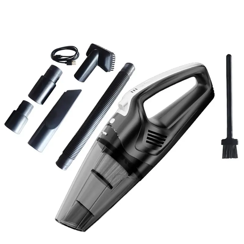 ABOK-Multi-Nozzles Vacuum Cordless Car Cleaner 11000PA High Power Portable Rechargeable W/H For Home Car Dust