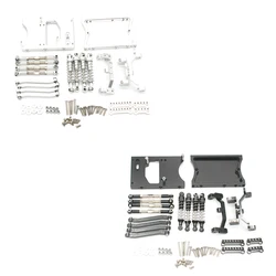 Metalowa obudowa drążki serwo mocowanie stałe amortyzator dla MN D90 D91 MN99S 1/12 części do ulepszenia samochodów zdalnie sterowanych