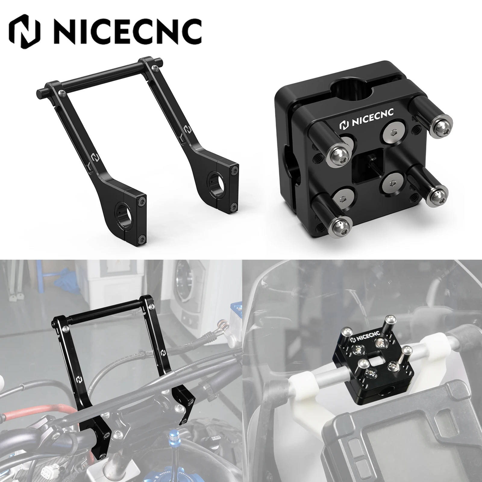 12MM F2R Navigation GPS Holder Roadbook Mounting Arms For Yamaha Tenere 700 KTM Adventure Honda Suzuki Kawasaki BMW Husqvarna