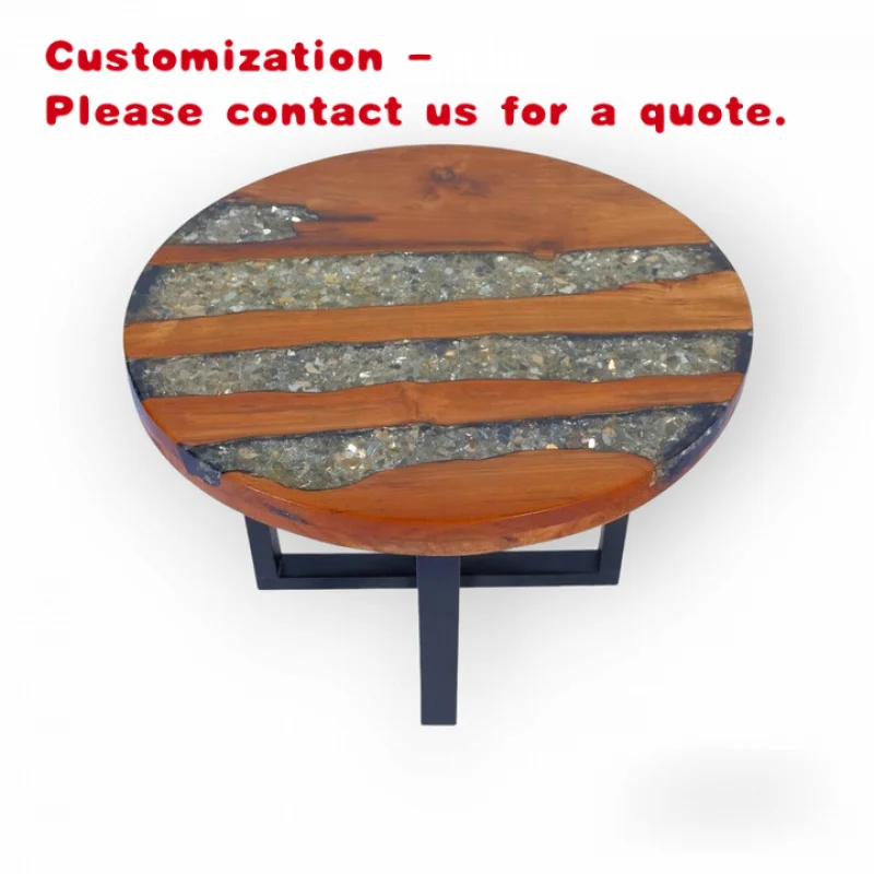 custom.Customizable Modern Dining Table Real Wood & Resin Epoxy Office & Home Furniture Decor Any Space