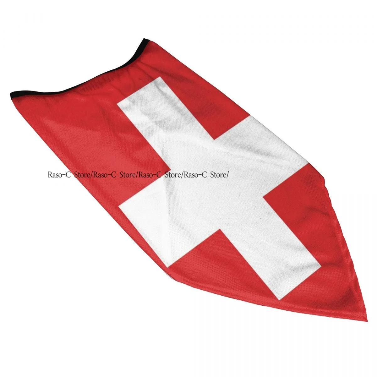 Summer Swiss Flag Half Face Mask Windproof Cycling Hiking Mask Sport Scarf Neck Gaiter Bicycle Mask