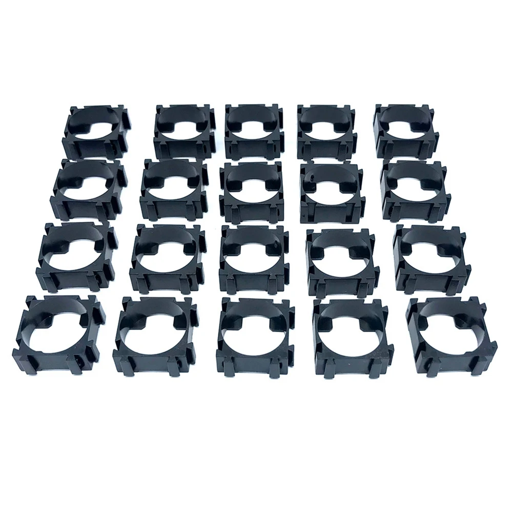L65A-100Pcs 18650 Safety Anti Vibration Holder Bracket Lithium Batteries Support Stand