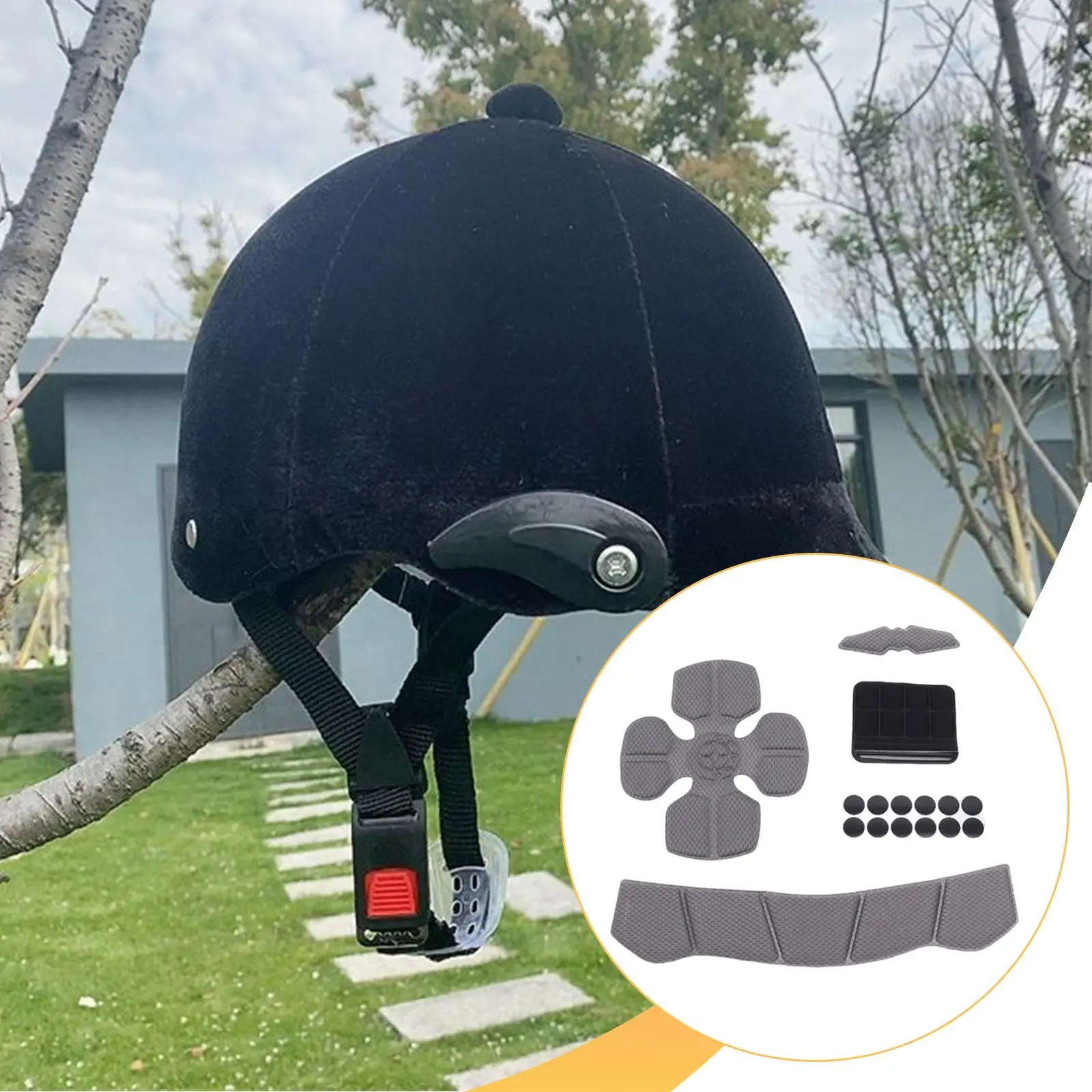 

Легкий и мягкий набор подушек-вкладышей для шлема, простой в установке, для катания на коньках, скалолазания, велоспорта и других видов спорта