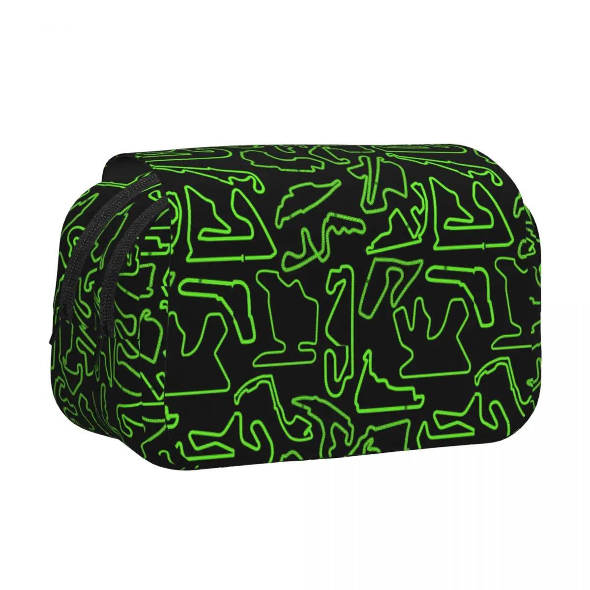 Formula One Tracks - Stake Pencil Cases Pencil Pouch Hard Shell Leather Large Capacity Pen Box Pencil Bag for Students Gifts
