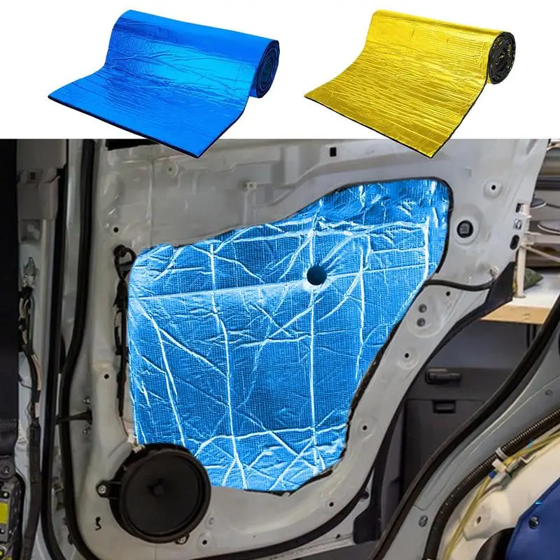 Heat Sound Deadening Insulation Mat Automotive Sound Deadening Materials Waterproof Deadener Pad For Auto Hood Engine Roof Door